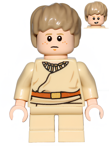 Минифигурка Lego Star Wars Anakin Skywalker (Short Legs, Detailed Shirt) sw0640 N